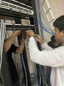 Zettabytes technicians at work on a job site