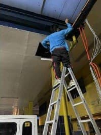 Zettabytes technicians at work on a job site