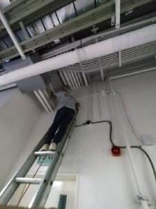 Zettabytes technicians at work on a job site